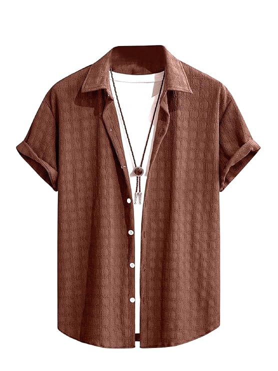 Lymio Men Half Sleeve Shirt